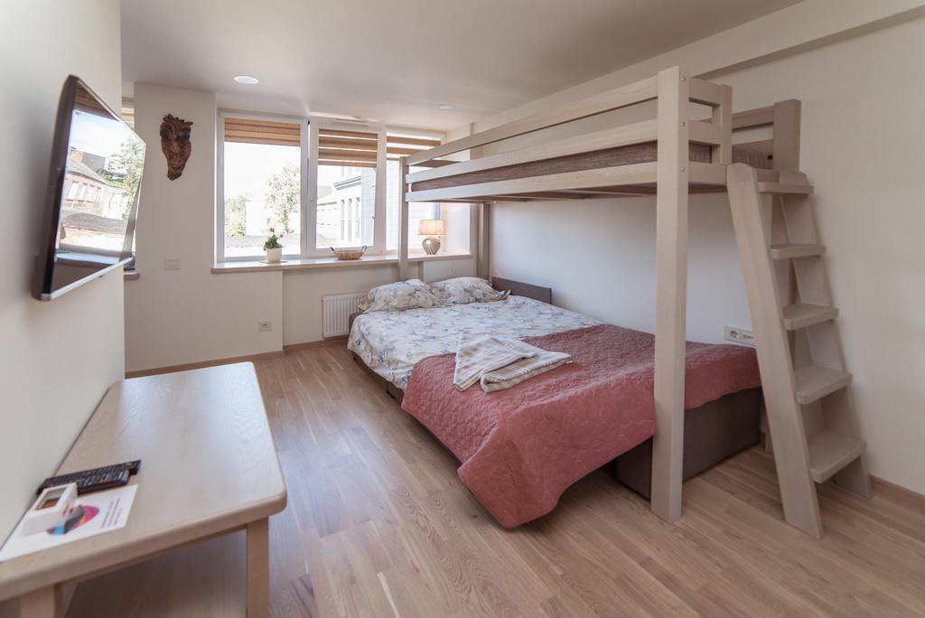 Akviles Apartamentai พาลังกา ภายนอก รูปภาพ
