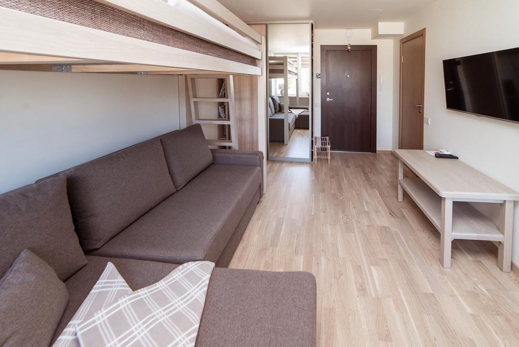 Akviles Apartamentai พาลังกา ภายนอก รูปภาพ