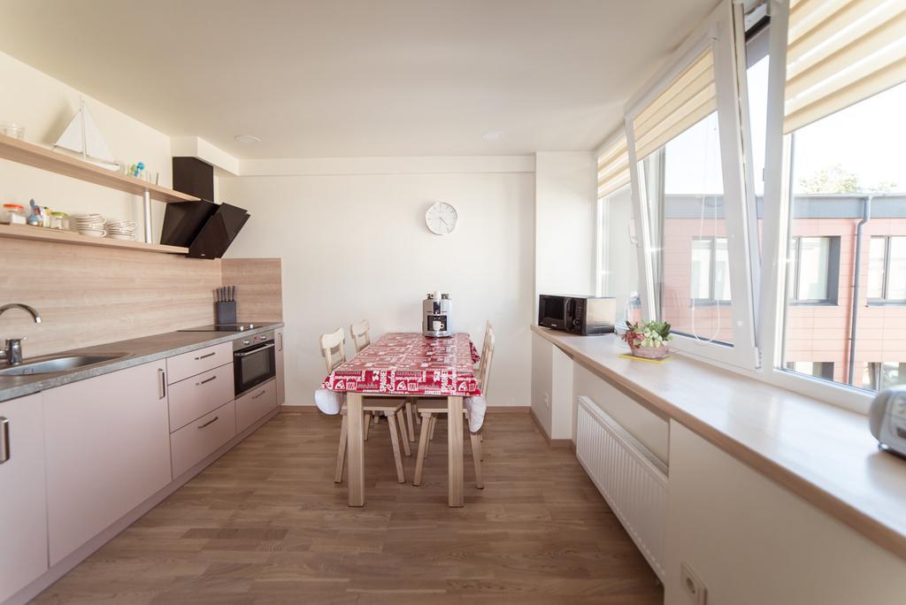 Akviles Apartamentai พาลังกา ภายนอก รูปภาพ